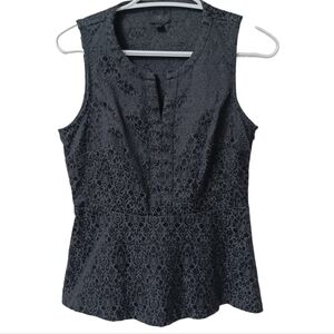 BANANA Republic sleeveless textured shell dress top